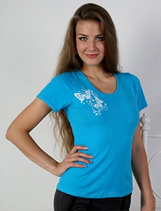 Купить женскую трикотажную футболку в Украине недорого